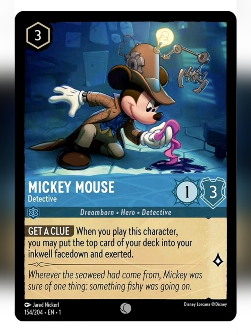 Mickey Mouse 🔥 Disneyland 🔥 Disney Lorcana Trading Card TCG